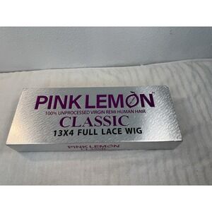 Pink Lemon Classic 13x4 Full Lace Wig 30" Paris Natural 100% Virgin Human Hair